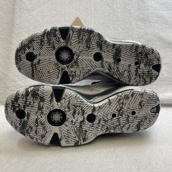 Nike Basketball Sneakers Men 11 White Black Gold Air Jordan XXXVIII 38 Low Shoes - Picture 10 of 12